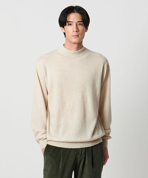 セール】ウール カシミヤ シルク モックネック ニット（ニット