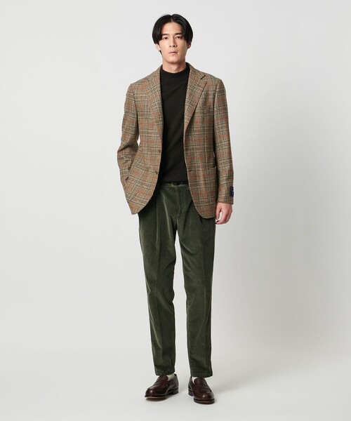 UNITED ARROWS（ユナイテッドアローズ）の「ウール カシミヤ シルク モックネック ニット（ニット/セーター・メンズ・ライトグレー/オフホワイト/ダークグリーン/ネイビー・M/S/L/XL）」の9枚目の写真