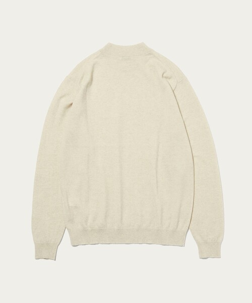UNITED ARROWS（ユナイテッドアローズ）の「ウール カシミヤ シルク モックネック ニット（ニット/セーター・メンズ・ライトグレー/オフホワイト/ダークグリーン/ネイビー・M/S/L/XL）」の21枚目の写真
