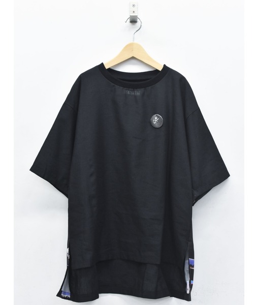STOF(ストフ)の「STOF/ストフ/PEDESTRIAN SHIRT TEE(Tシャツ/カットソー・メンズ・ブラック/ナチュラル・S/M)」の4枚目の写真