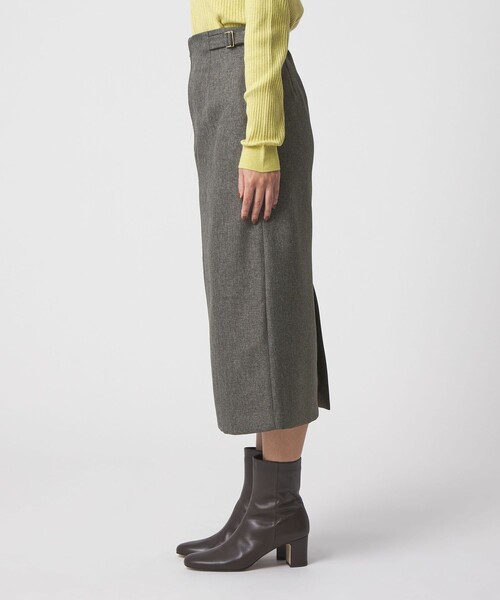 A DAY IN THE LIFE UNITED ARROWS（アデイインザライフユナイテッドアローズ）の「ツイードライクカルゼ タイトスカート ‐ウォッシャブル‐＜A DAY IN THE LIFE＞（スカート・レディース・ネイビー/モカ/グレー系・36/38）」の13枚目の写真