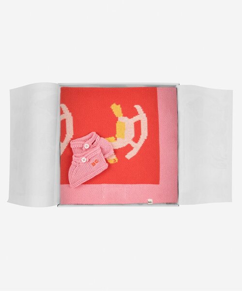 BOBO CHOSES(ボボショーズ)の「Rocking Horse knitted gift set(ベビーギフト・キッズ・ピンク・FREE)」の2枚目の写真