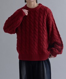 epnok | ケーブルルーズニット(ニット/セーター)