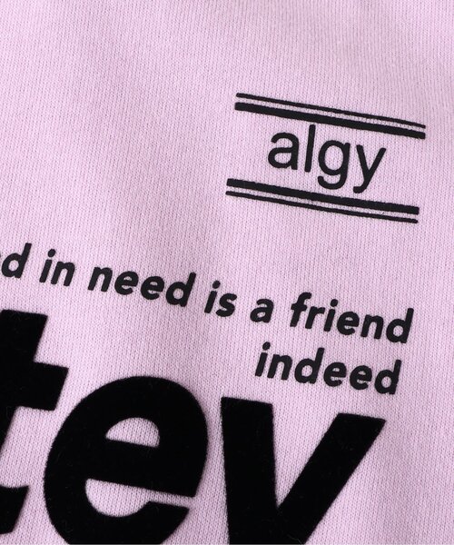 algy（アルジー）の「袖レースBIGゲームトレーナー（スウェット・キッズ・ピンク/ブラック/アイボリー・XX-SMALL/X-SMALL/MEDIUM/SMALL）」の11枚目の写真