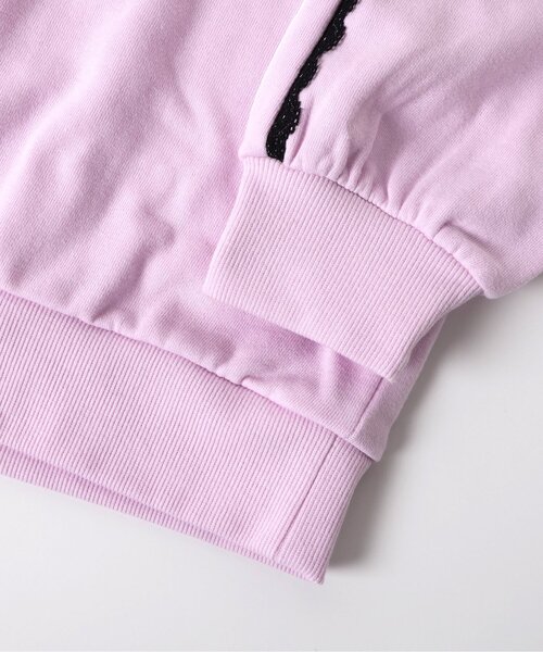 algy（アルジー）の「袖レースBIGゲームトレーナー（スウェット・キッズ・ピンク/ブラック/アイボリー・XX-SMALL/X-SMALL/MEDIUM/SMALL）」の14枚目の写真