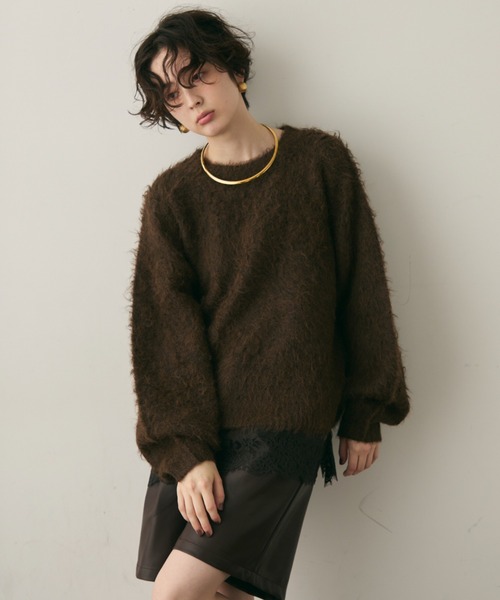 セール】【ウール混】イエティシャギープルオーバー（ニット/セーター