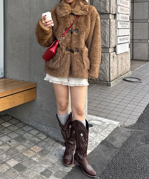 セール】ダッフルボタンファージャケット（その他アウター