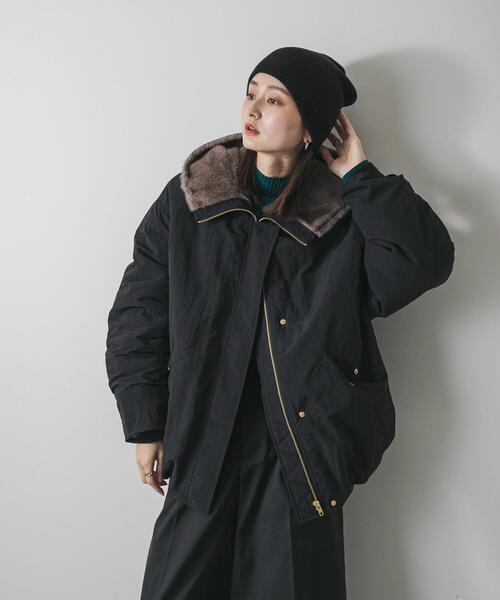 セール】ファーエリバルーンブルゾン（ブルゾン）｜SENSE OF PLACE by