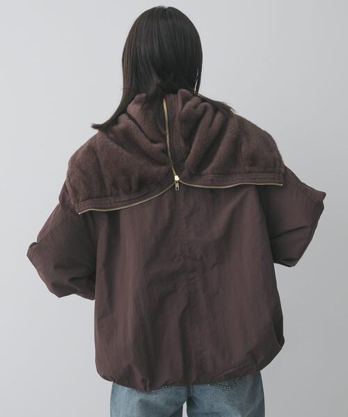 セール】ファーエリバルーンブルゾン（ブルゾン）｜SENSE OF PLACE by