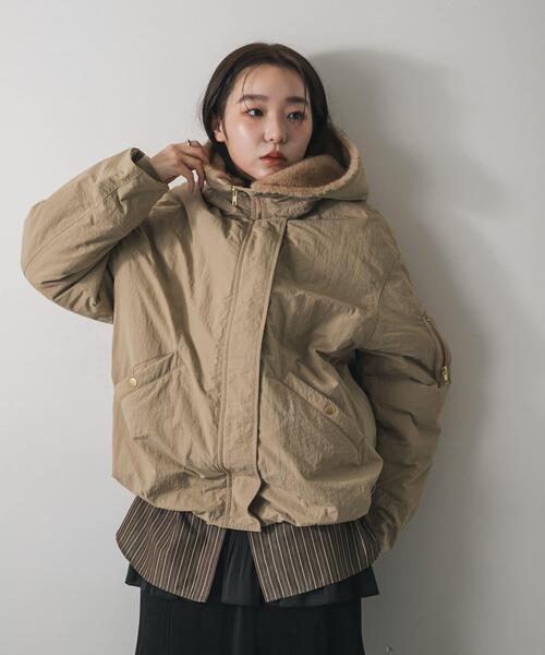 セール】ファーエリバルーンブルゾン（ブルゾン）｜SENSE OF PLACE by