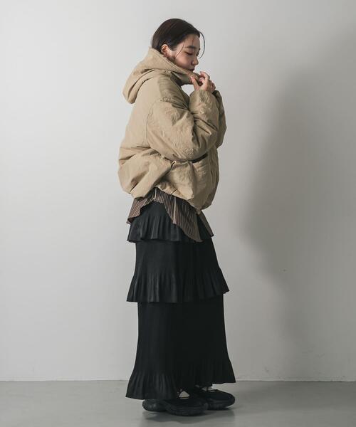 SENSE OF PLACE by URBAN RESEARCH(センスオブプレイスバイアーバンリサーチ)の「ファーエリバルーンブルゾン(ブルゾン・レディース・ブラック/ベージュ/ブラウン・ONE)」の11枚目の写真