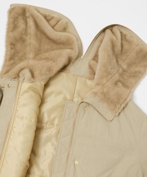 SENSE OF PLACE by URBAN RESEARCH(センスオブプレイスバイアーバンリサーチ)の「ファーエリバルーンブルゾン(ブルゾン・レディース・ブラック/ベージュ/ブラウン・ONE)」の16枚目の写真