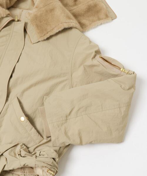 SENSE OF PLACE by URBAN RESEARCH(センスオブプレイスバイアーバンリサーチ)の「ファーエリバルーンブルゾン(ブルゾン・レディース・ブラック/ベージュ/ブラウン・ONE)」の17枚目の写真