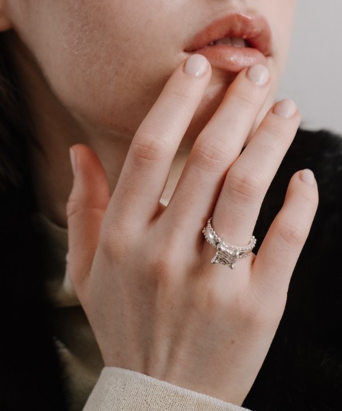 SYKIA（シキア）の「2 Stone Mood Ring/2ストーンムードリング（リング