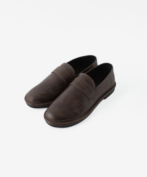 ATTACHMENT(アタッチメント)の「スムースレザー ローファー/ SMOOTH LEATHER LOAFER(ローファー・メンズ・ベージュ/ダークブラウン/ブラック・42/43/41)」の9枚目の写真