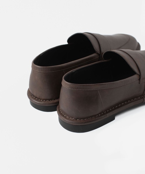 ATTACHMENT(アタッチメント)の「スムースレザー ローファー/ SMOOTH LEATHER LOAFER(ローファー・メンズ・ベージュ/ダークブラウン/ブラック・42/43/41)」の14枚目の写真