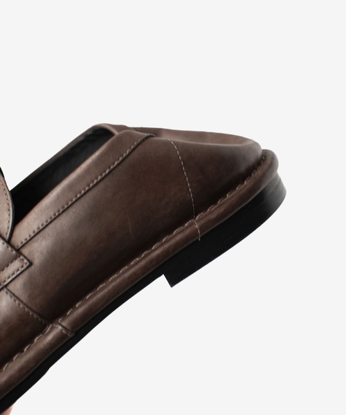 ATTACHMENT(アタッチメント)の「スムースレザー ローファー/ SMOOTH LEATHER LOAFER(ローファー・メンズ・ベージュ/ダークブラウン/ブラック・42/43/41)」の15枚目の写真