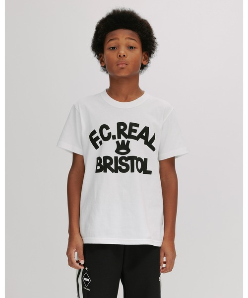 F.C.Real Bristol for Kids（エフシーレアルブリストルフォーキッズ）の「ERIC HAZE: CROWN TEE（Tシャツ/カットソー・キッズ・ホワイト/ブラック・SMALL/MEDIUM/LARGE/X-LARGE）」の3枚目の写真
