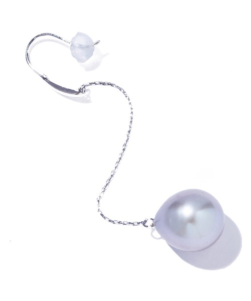 les bonbon(ルボンボン)の「【les bon bon】brume pearl long pierce/ブリュム パール ロング ピアス BOB831(ピアス(両耳用)・レディース・シルバー・FREE)」の5枚目の写真