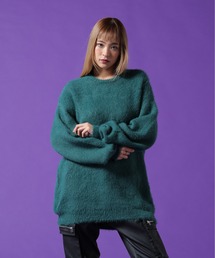 モスグリーン」に該当するレディースのニット/セーターファッション