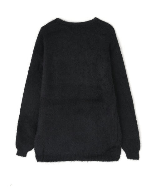 DANKE SCHON（ダンケシェーン）の「【WEB&DEPOT限定】DankeSchon/ダンケシェーン/SHAGGY CREWNECK（ニット/セーター・レディース・ブラック/ホワイト/モスグリーン・L/XL/M）」の15枚目の写真