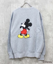 【Disney/ディズニー】MICKEY ミッキーマウス 裏起毛 オーバーサイズ トレーナー