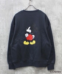 【Disney/ディズニー】MICKEY ミッキーマウス 裏起毛 オーバーサイズ トレーナー