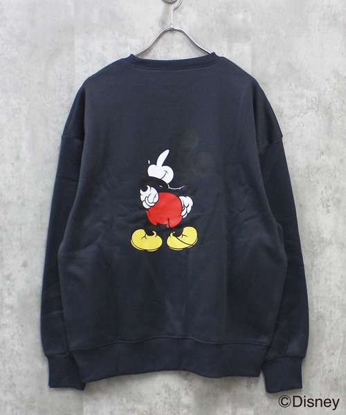 Disney/ディズニー】MICKEY ミッキーマウス 裏起毛 オーバーサイズ