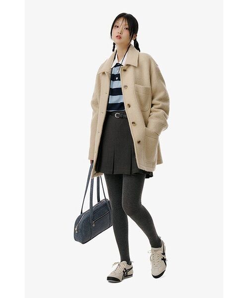 AVANDRESS(アバンドレス )の「Jaya Pleats Mini Skirt CHARCOAL(スカート・レディース・チャコール・SMALL/MEDIUM)」の5枚目の写真