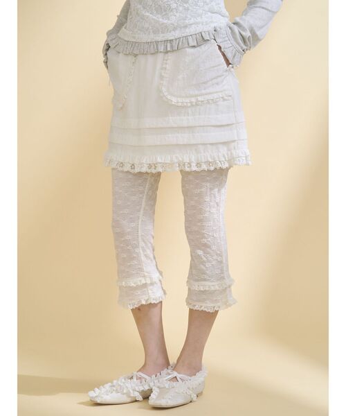 merry jenny（メリージェニー）の「sugar frill ミニスカート（スカート・レディース・オフホワイト/ライトブルー/ブラック・FREE）」の19枚目の写真