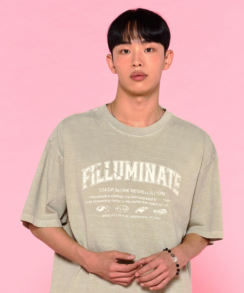 F.ILLUMINATE(フィルミネイト)の「デミジグラフィックピグメントTシャツ-ベージュ(Tシャツ/カットソー・レディース・その他・SMALL/MEDIUM/LARGE)」の3枚目の写真