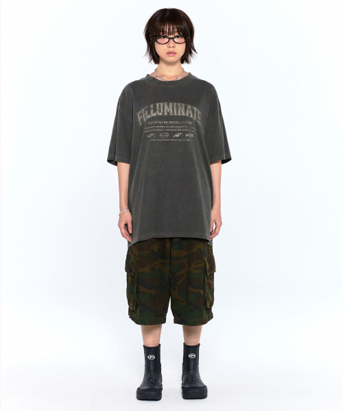 F.ILLUMINATE(フィルミネイト)の「デミジグラフィックピグメントTシャツ-ベージュ(Tシャツ/カットソー・レディース・その他・SMALL/MEDIUM/LARGE)」の6枚目の写真