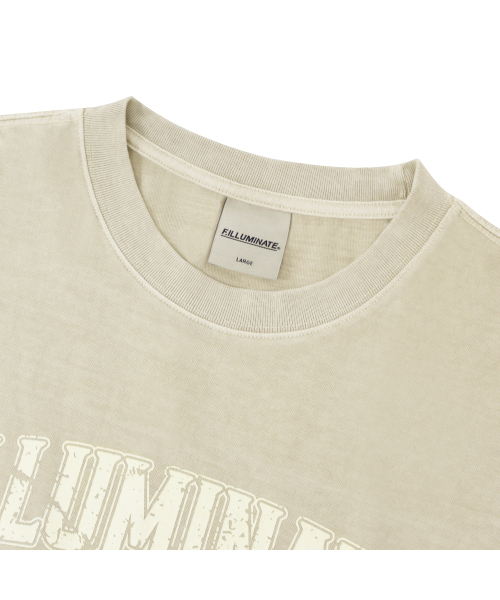 F.ILLUMINATE(フィルミネイト)の「デミジグラフィックピグメントTシャツ-ベージュ(Tシャツ/カットソー・レディース・その他・SMALL/MEDIUM/LARGE)」の7枚目の写真