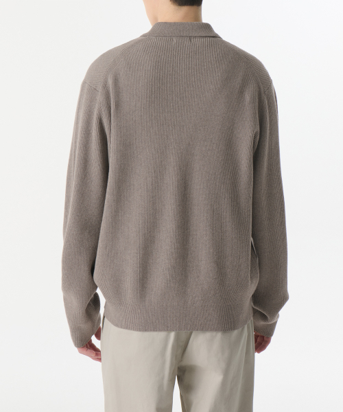 MUSINSA STANDARD（ムシンサスタンダード）の「コットンカラー ニットジップアップ [トフ]（ニット/セーター・メンズ・その他・SMALL/MEDIUM/LARGE/X-LARGE/XX-LARGE）」の3枚目の写真