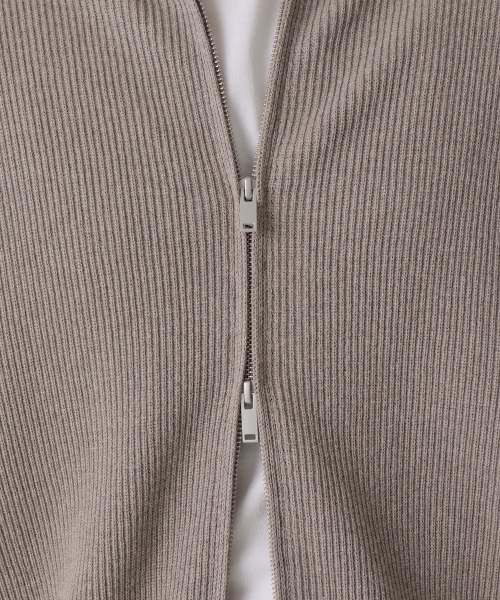 MUSINSA STANDARD（ムシンサスタンダード）の「コットンカラー ニットジップアップ [トフ]（ニット/セーター・メンズ・その他・SMALL/MEDIUM/LARGE/X-LARGE/XX-LARGE）」の5枚目の写真