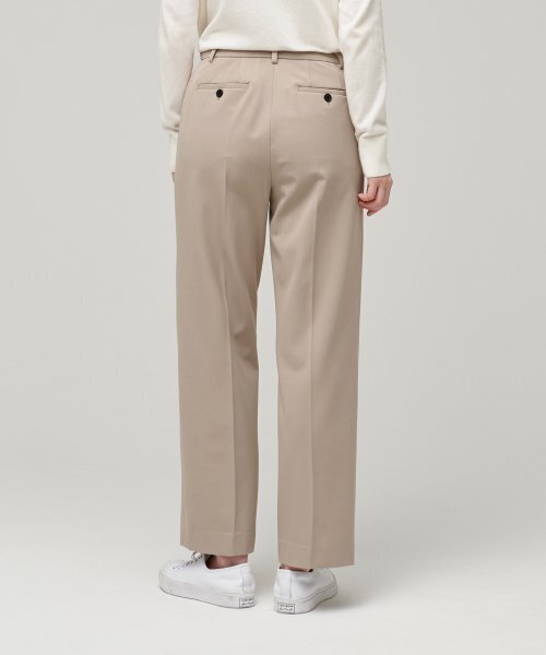 MUSINSA STANDARD WOMAN（ムシンサスタンダードウーマン）の「女性のヘビー級インナーナッピングストレート隠しバンディングスラックス[ベージュ]（スラックス・レディース・その他・34/32/30/31/24/25/26/27/28/29）」の2枚目の写真
