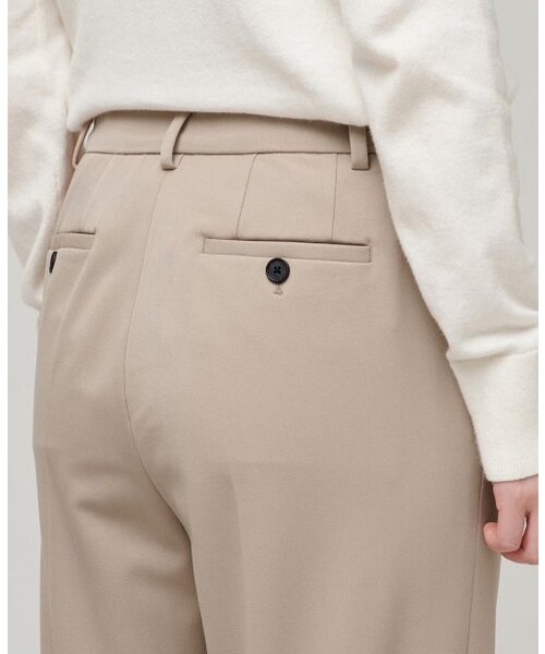 MUSINSA STANDARD WOMAN（ムシンサスタンダードウーマン）の「女性のヘビー級インナーナッピングストレート隠しバンディングスラックス[ベージュ]（スラックス・レディース・その他・34/32/30/31/24/25/26/27/28/29）」の7枚目の写真