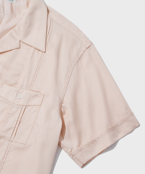 OUTSTANDING(アウトスタンディング)の「4PK CUBAN COLLAR HALF SHIRT_LIGHT PINK(シャツ/ブラウス・メンズ・その他・SMALL/MEDIUM/LARGE)」の6枚目の写真