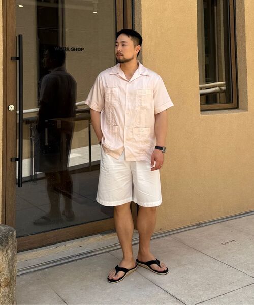 OUTSTANDING(アウトスタンディング)の「4PK CUBAN COLLAR HALF SHIRT_LIGHT PINK(シャツ/ブラウス・メンズ・その他・SMALL/MEDIUM/LARGE)」の8枚目の写真