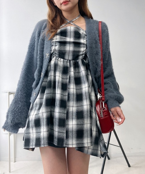 AS KNOW AS plus（アズノゥアズプラス）の「♪アレンジリボン ヘムラインキャミチュニック（チュニック・レディース・ホワイト系その他/ベージュ系その他/レッド系その他・FREE）」の12枚目の写真