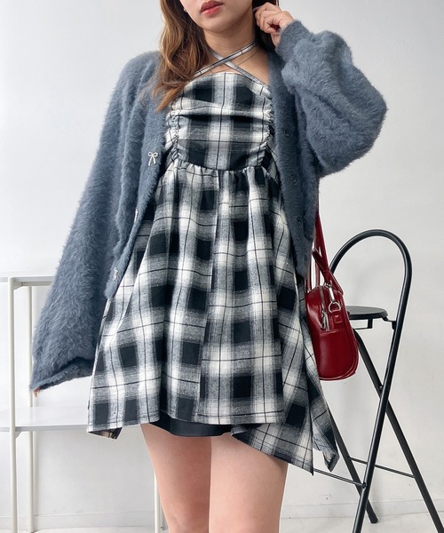 AS KNOW AS plus（アズノゥアズプラス）の「♪アレンジリボン ヘムラインキャミチュニック（チュニック・レディース・ホワイト系その他/ベージュ系その他/レッド系その他・FREE）」の13枚目の写真