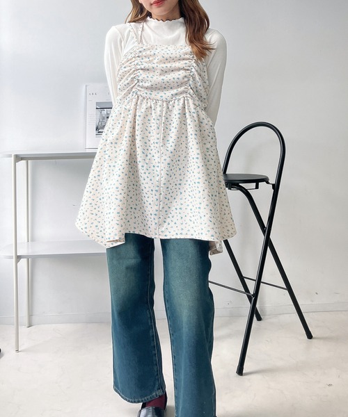 AS KNOW AS plus（アズノゥアズプラス）の「♪アレンジリボン ヘムラインキャミチュニック（チュニック・レディース・ホワイト系その他/ベージュ系その他/レッド系その他・FREE）」の18枚目の写真