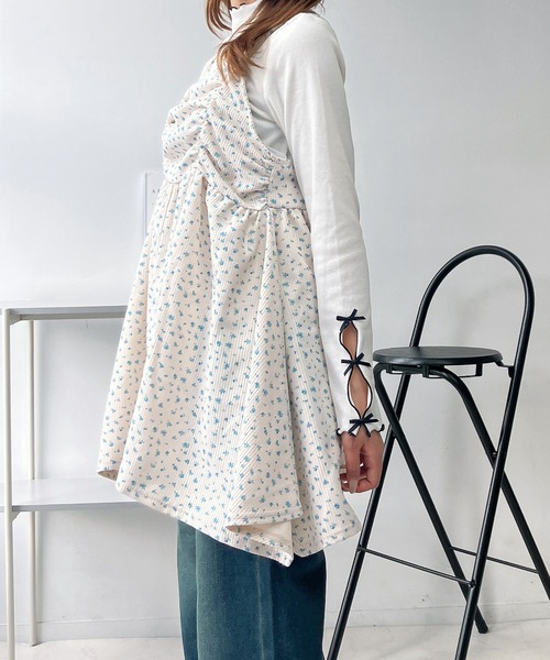 AS KNOW AS plus（アズノゥアズプラス）の「♪アレンジリボン ヘムラインキャミチュニック（チュニック・レディース・ホワイト系その他/ベージュ系その他/レッド系その他・FREE）」の20枚目の写真