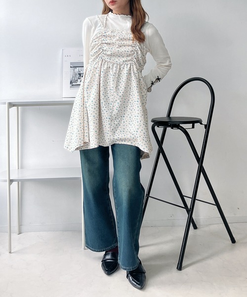 AS KNOW AS plus（アズノゥアズプラス）の「♪アレンジリボン ヘムラインキャミチュニック（チュニック・レディース・ホワイト系その他/ベージュ系その他/レッド系その他・FREE）」の22枚目の写真