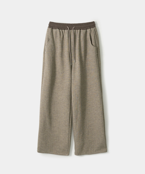 TRIP LE SENS(トリップ ル センス)の「スタッズコンビバンディングパンツ_ブラウン(スウェットパンツ・メンズ・その他・MEDIUM/LARGE)」の4枚目の写真