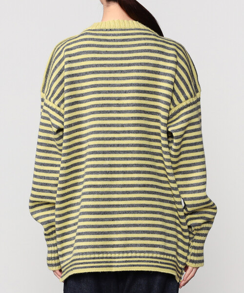 Le Tricoteur（ルトリコチュール）の「Le Tricoteur | トラディショナル ウールガンジーセーター UNISEX（ニット/セーター・レディース・イエロー系その他・50/48）」の5枚目の写真