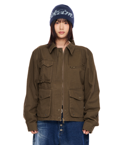 AAKAM(アーカム)の「Cotton Utility Jacket (Brown)(その他アウター・レディース・その他・1/2)」の11枚目の写真