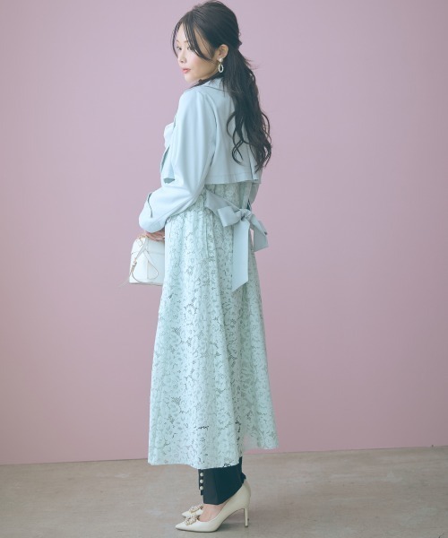 marun（マルン）の「＜大きいサイズ＞裾スリットストレートパンツ marun（スラックス・レディース・ブラック・LL/L/5L/4L/3L）」の2枚目の写真