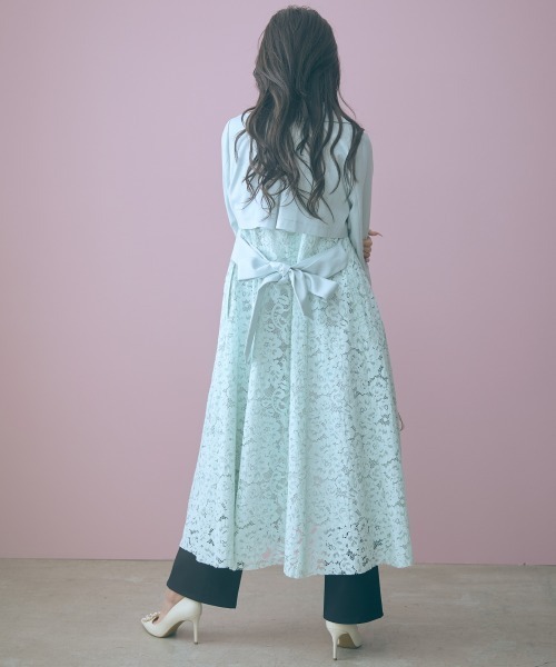 marun（マルン）の「＜大きいサイズ＞裾スリットストレートパンツ marun（スラックス・レディース・ブラック・LL/L/5L/4L/3L）」の3枚目の写真