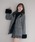 fupel�i�t�؃��j�́ufur sleeve Mid stand collar coat / ���t�@�[�~�h����X�e���J���[�R�[�g�i�X�e���J���[�R�[�g�j�v�b�u���b�N
